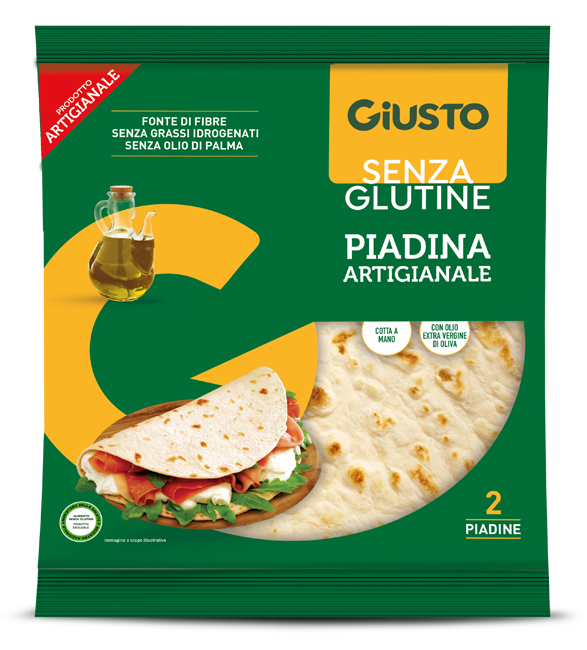 GIUSTO SENZA GLUTINE PIADINA 220 G - Farmapanda Srl
