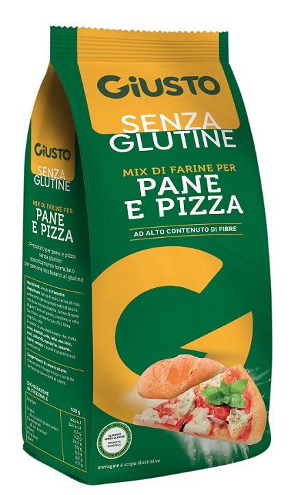GIUSTO SENZA GLUTINE MIX PANE E PIZZA 500 G - Farmapanda Srl