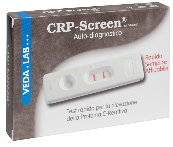 TEST SCREEN CRP PROT C REATTIVA AUTODIAGNOSTICO 1 PEZZO - Farmapanda Srl