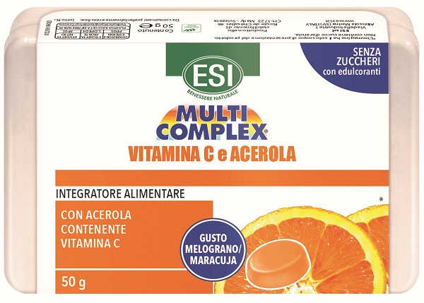 ESI MULTICOMPLEX VITAMINA C E ACEROLA CARAMELLE 50 G - Farmapanda Srl