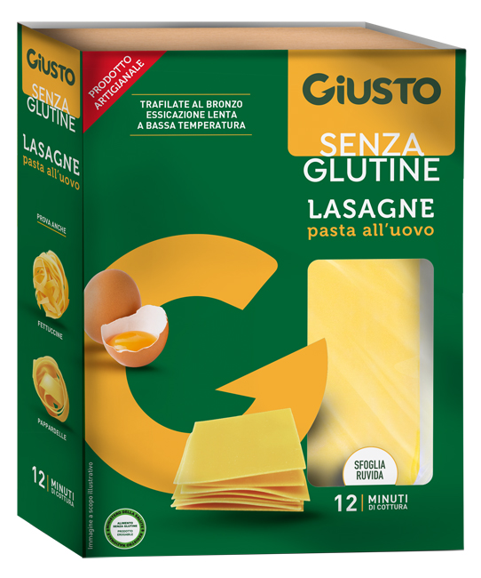 GIUSTO SENZA GLUTINE SFOGLIE LASAGNE 200 G - Farmapanda Srl