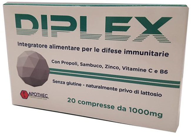 DIPLEX 20 COMPRESSE - Farmapanda Srl