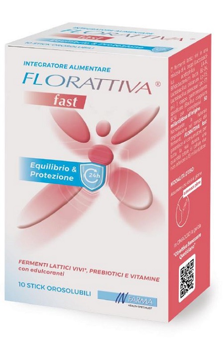 FLORATTIVA FAST 10 STICK OROSOLUBILI - Farmapanda Srl
