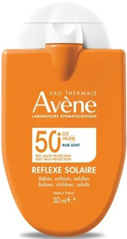 EAU THERMALE AVENE REFLEXE SOLAIRE SPF50+ BEBE BAMBINI ADULTO 30 ML - Farmapanda Srl