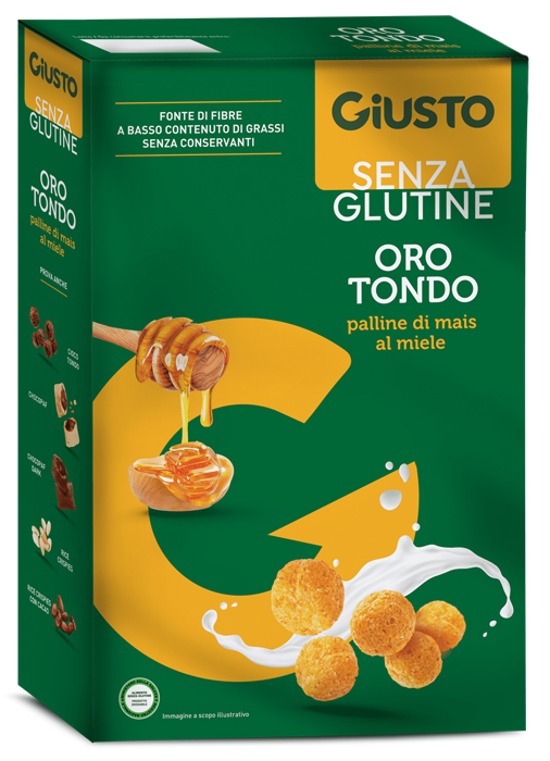 GIUSTO SENZA GLUTINE ORO TONDO MIELE 250 G - Farmapanda Srl