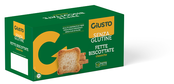 GIUSTO SENZA GLUTINE FETTE BISCOTTATE 150 G - Farmapanda Srl
