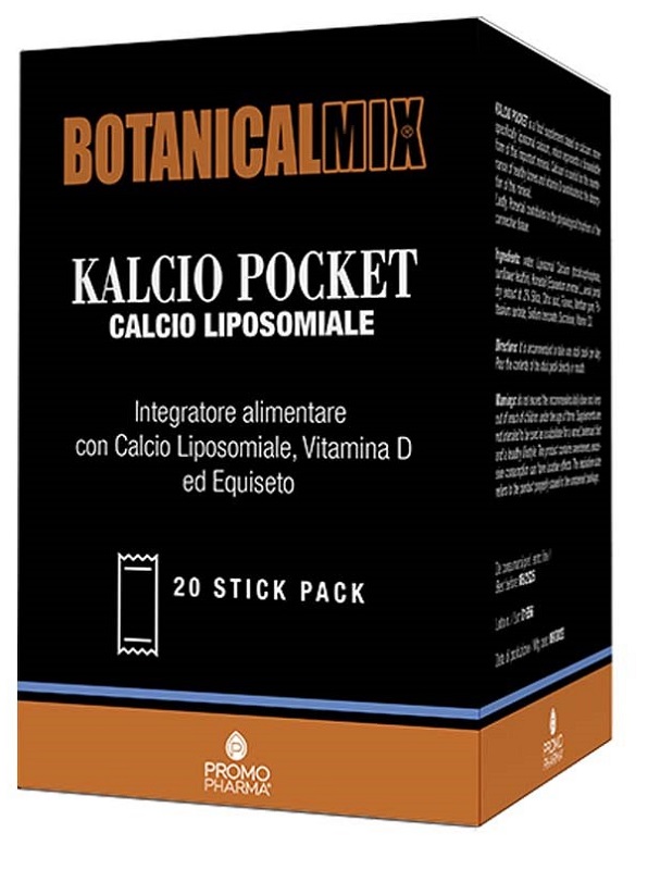 KALCIO POCKET BOTANICAL MIX 20 STICK DA 10 ML - Farmapanda Srl