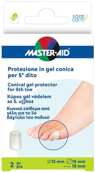 PROTEZIONE CONICA MASTER-AID FOOTCARE 5 DITO 2 PEZZI C3 - Farmapanda Srl