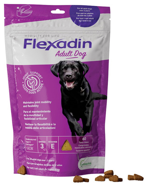 FLEXADIN ADULT DOG 60 TAVOLETTE APPETIBILI - Farmapanda Srl