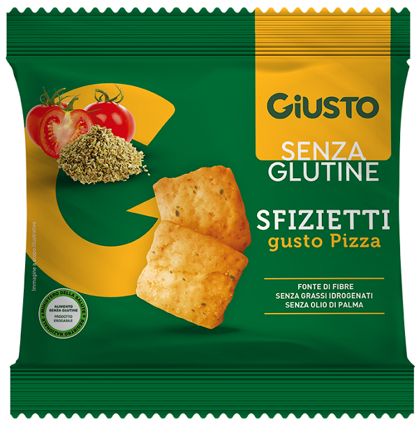 GIUSTO SENZA GLUTINE SFIZIETTI PIZZA 40 G - Farmapanda Srl