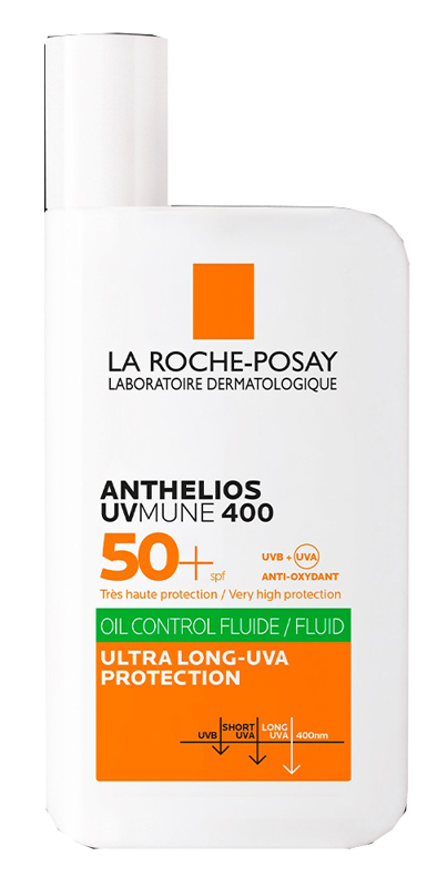 ANTHELIOS FLUIDO OIL CONTROL COLORATO UVMUNE SPF50+ 50 ML - Farmapanda Srl