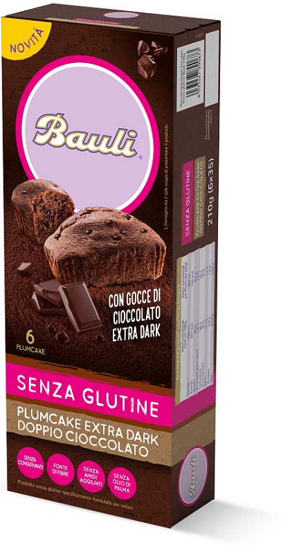 DORIA PLUMCAKE EXTRA DARK DOPPIO CIOCCOLATO 6 PEZZI DA 35 G - Farmapanda Srl