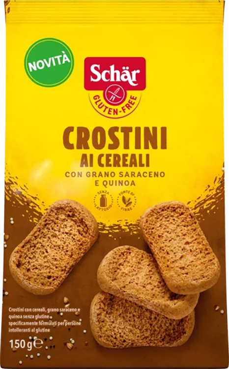 SCHAR CROSTINI AI CEREALI 150 G - Farmapanda Srl