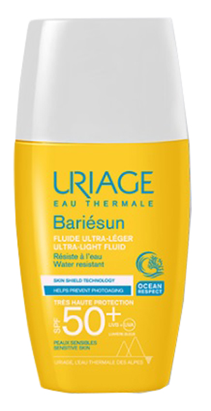 BARIESUN FLUIDO ULTRA LEGGERO SPF50+ 30 ML - Farmapanda Srl