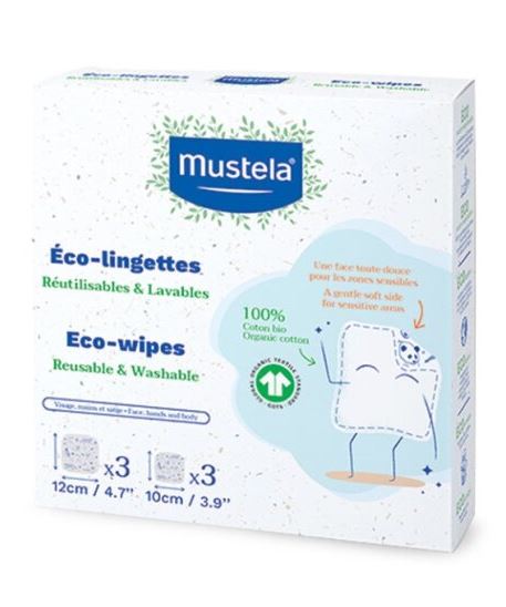 MUSTELA SALVIETTE LAVABILI RIUTILIZZABILI 6 PEZZI - Farmapanda Srl