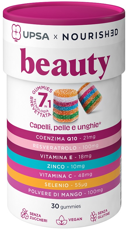 UPSA X NOURISHED BEAUTY 30 GUMMIES - Farmapanda Srl