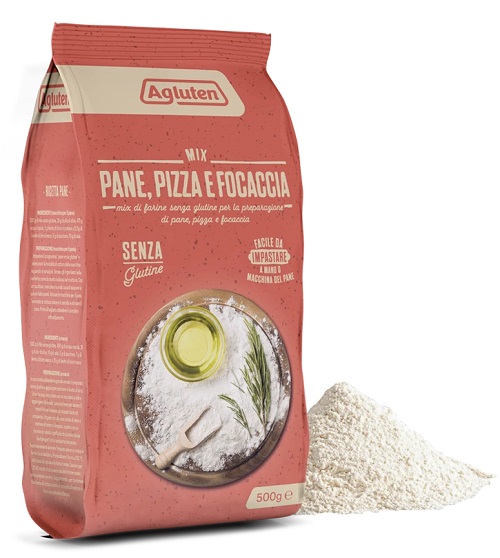 AGLUTEN MIX PANE/PIZZA/FOCACCIA 500 G - Farmapanda Srl