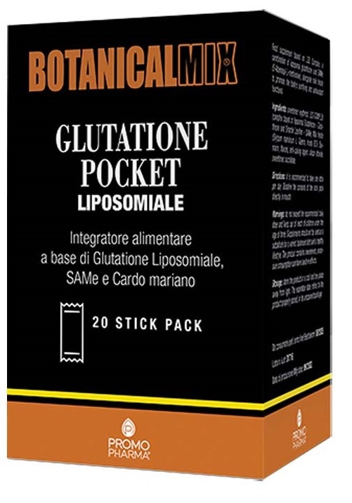 BOTANICALMIX GLUTATIONE POCKET LIPOSOMIALE 20 STICK DA 2 G - Farmapanda Srl