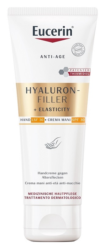 EUCERIN HYALURON FILLER + ELASTICITY CREMA MANI ANTI MACCHIE 75 ML - Farmapanda Srl