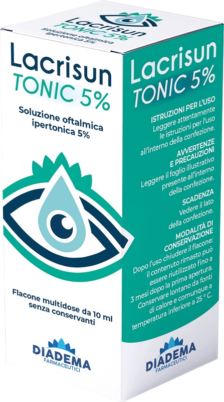 SOLUZIONE OFTALMICA IPERTONICA LACRISUN TONIC 5% 10 ML - Farmapanda Srl