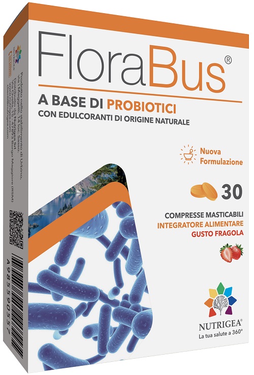 FLORABUS 30 COMPRESSE MASTICABILI - Farmapanda Srl