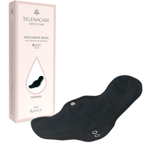 SELENACARE ASSORBENTE LAVABILE ASSORBENZA 1 NERO - Farmapanda Srl
