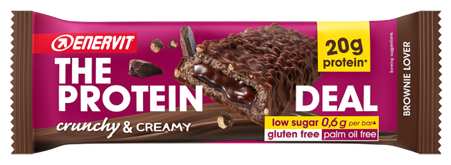 THE PROTEIN DEAL BROWNIE LOVER BARRETTA 55 G - Farmapanda Srl