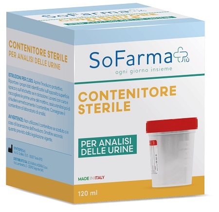 CONTENITORE URINA IN POLIPROPILENE DA 120 ML SOFARMAPIU' - Farmapanda Srl