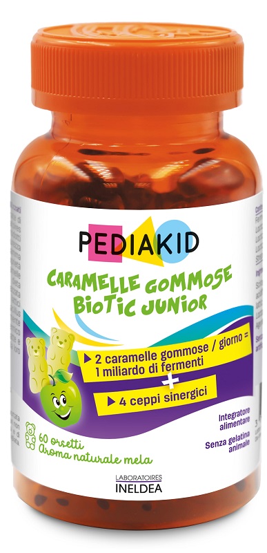 PEDIAKID BIOTIC JUNIOR 60 ORSETTI GOMMOSI - Farmapanda Srl