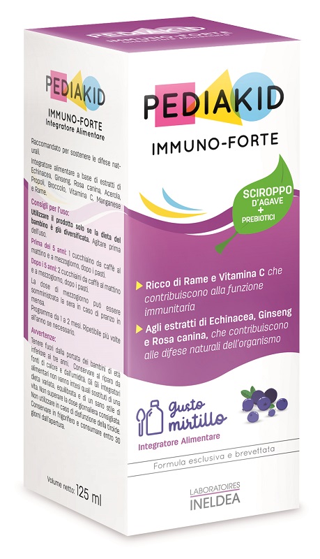 PEDIAKID IMMUNO FORTE SCIROPPO 125 ML - Farmapanda Srl