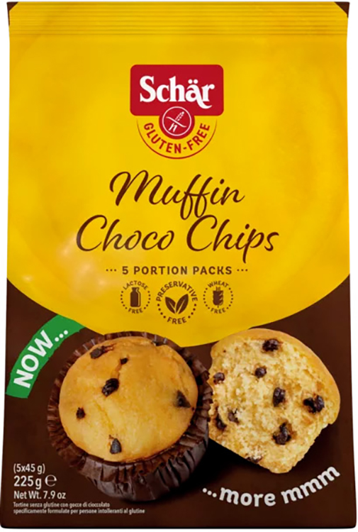SCHAR MUFFIN CHOCO CHIP 225 G - Farmapanda Srl