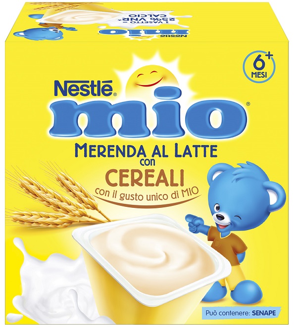 MIO MERENDA AL LATTE CEREALI 4 PEZZI DA 100 G - Farmapanda Srl