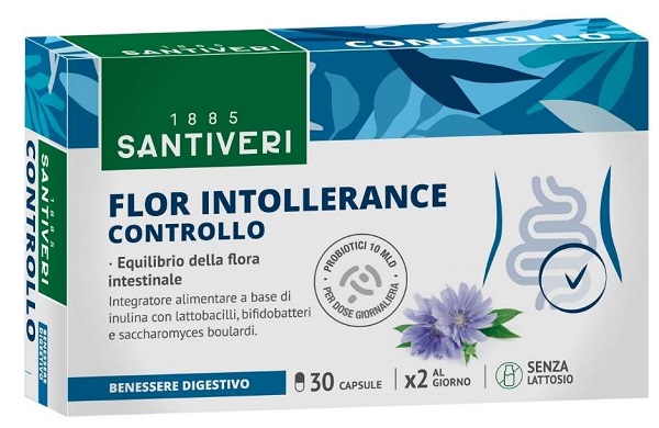 FLOR INTOLLERANCE CONTROLLO 30 CAPSULE - Farmapanda Srl