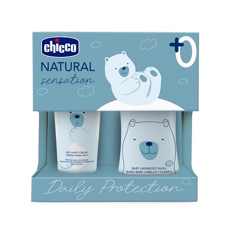 CHICCO NATURAL SENSATION SET BAGNOSHAMPOO+PASTA LENITIVA - Farmapanda Srl