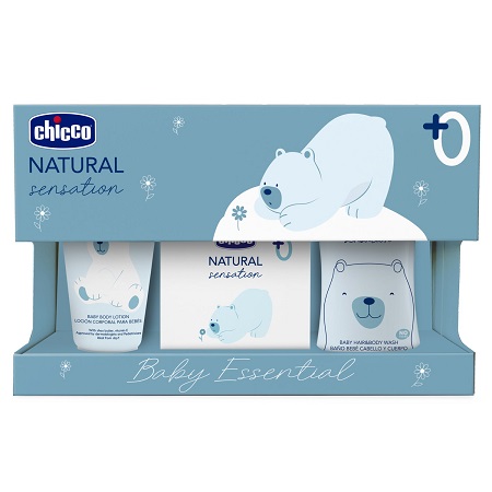 CHICCO NATURAL SENSATION SET BAGNOSHAMPOO+CREMA CORPO+PROFUMO - Farmapanda Srl