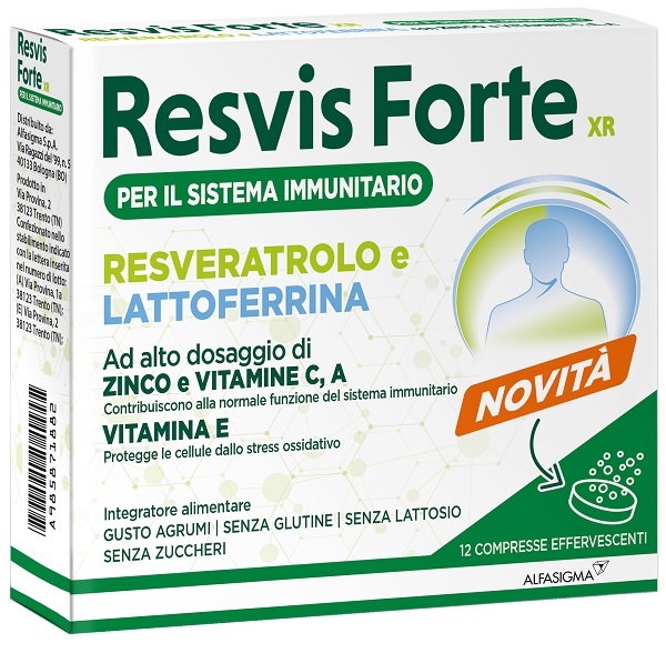 RESVIS FORTE XR 12 COMPRESSE EFFERVESCENTI - Farmapanda Srl