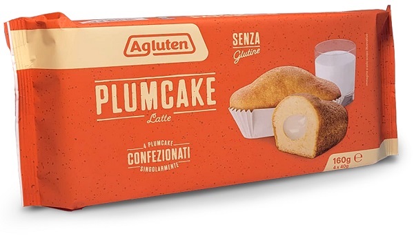 AGLUTEN PLUMCAKE LATTE 4 X 40 G - Farmapanda Srl