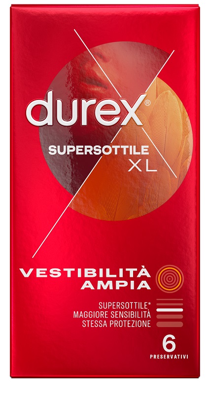 PROFILATTICO DUREX SUPERSOTTILE XL 6 PEZZI - Farmapanda Srl