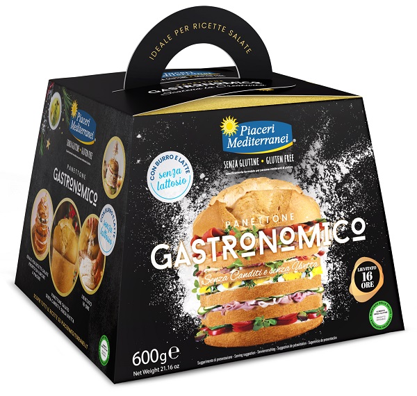PIACERI MEDITERRANEI PANETTONE GASTRONOMICO 600 G - Farmapanda Srl