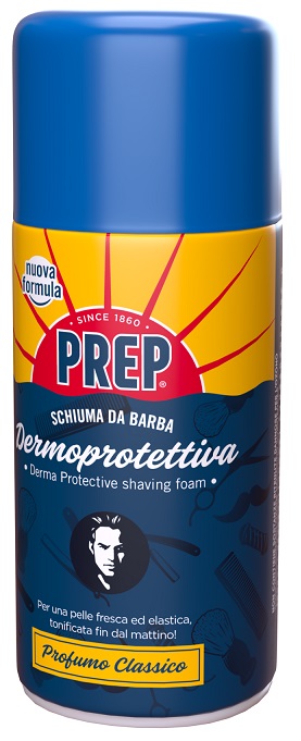 PREP SCHIUMA BARBA DERMOPROTETTIVA PROFUMO CLASSICO 300 ML - Farmapanda Srl
