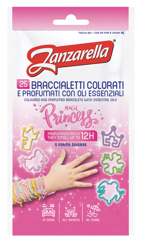 ZANZARELLA BRACCIALETTI PRINCESS 25 PEZZI - Farmapanda Srl