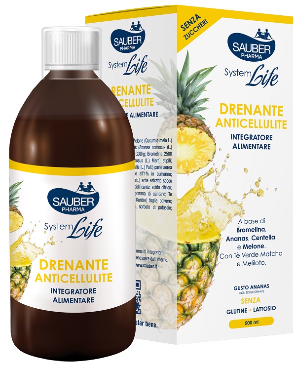 SAUBER DRENANTE ANTICELLULITE 500 ML - Farmapanda Srl