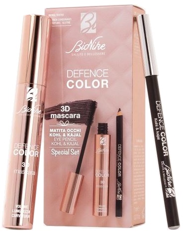DEFENCE COLOR SPECIAL SET OCCHI MASCARA 3D + MATITA KHOL & KAJAL - Farmapanda Srl