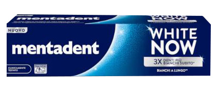 MENTADENT DENTIFRICIO WHITE NOW ORIGINAL 75 ML - Farmapanda Srl