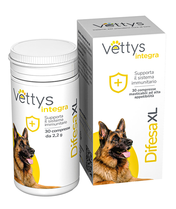 VETTYS INTEGRA DIFESA XL 30 COMPRESSE MASTICABILI - Farmapanda Srl