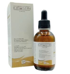 IDRASTIN GOCCE SIERO ANTIMACCHIE SCHIARENTE DEPIGMENTANTE ANTIOSSIDANTE IDRATANTE 50 ML - Farmapanda Srl