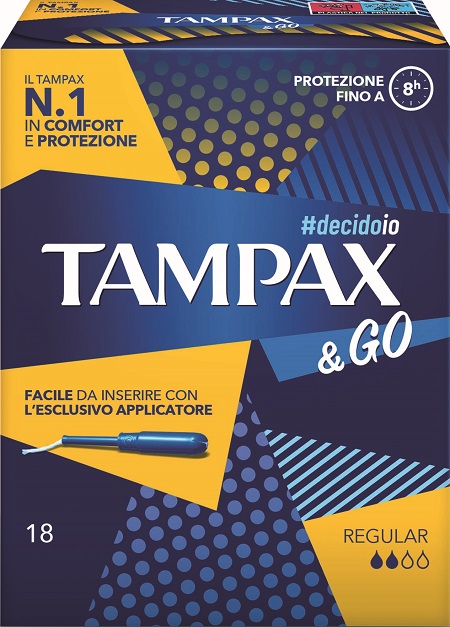 TAMPAX &GO REGULAR 18 PEZZI - Farmapanda Srl