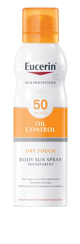 EUCERIN SUN SPRAY TOCCO SECCO SPF50 200 ML - Farmapanda Srl