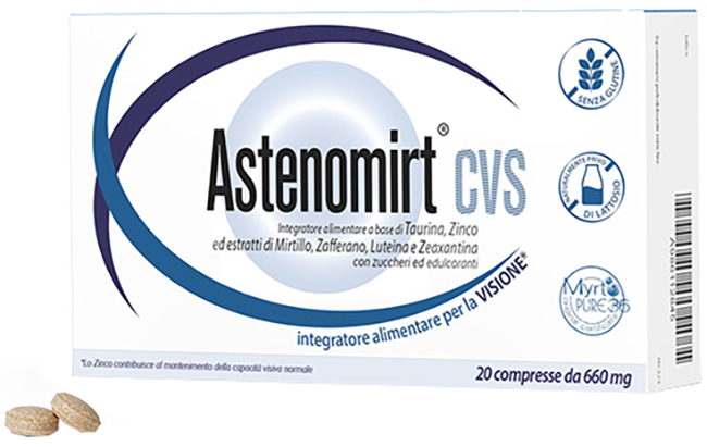 ASTENOMIRT CVS 20 COMPRESSE - Farmapanda Srl