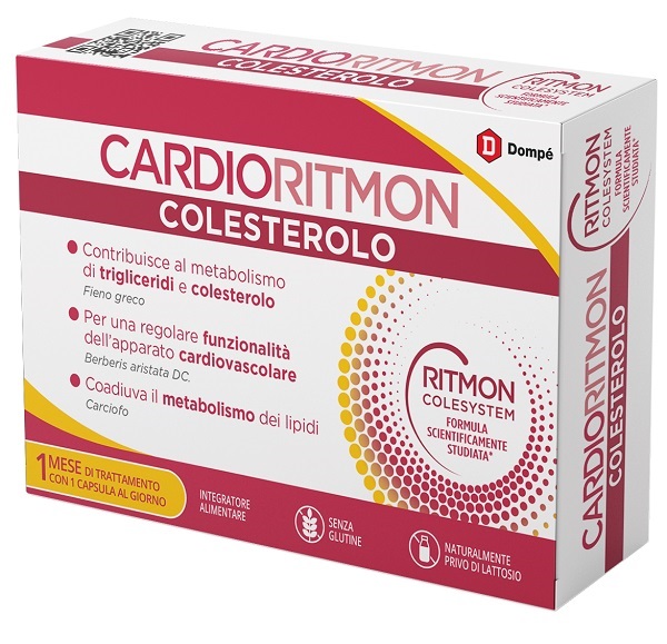 CARDIORITMON COLESTEROLO 30 CAPSULE - Farmapanda Srl